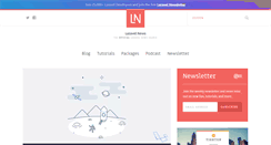 Desktop Screenshot of laravel-news.com