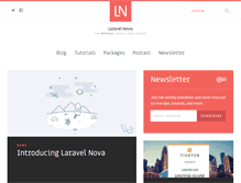 Tablet Screenshot of laravel-news.com